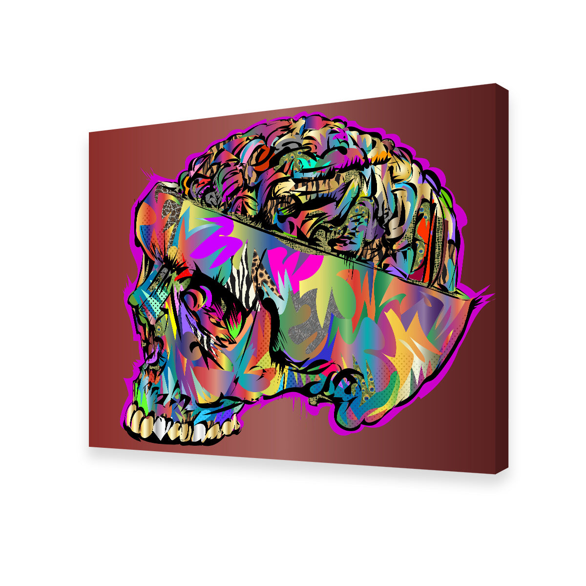 Skull Brain Wall Art