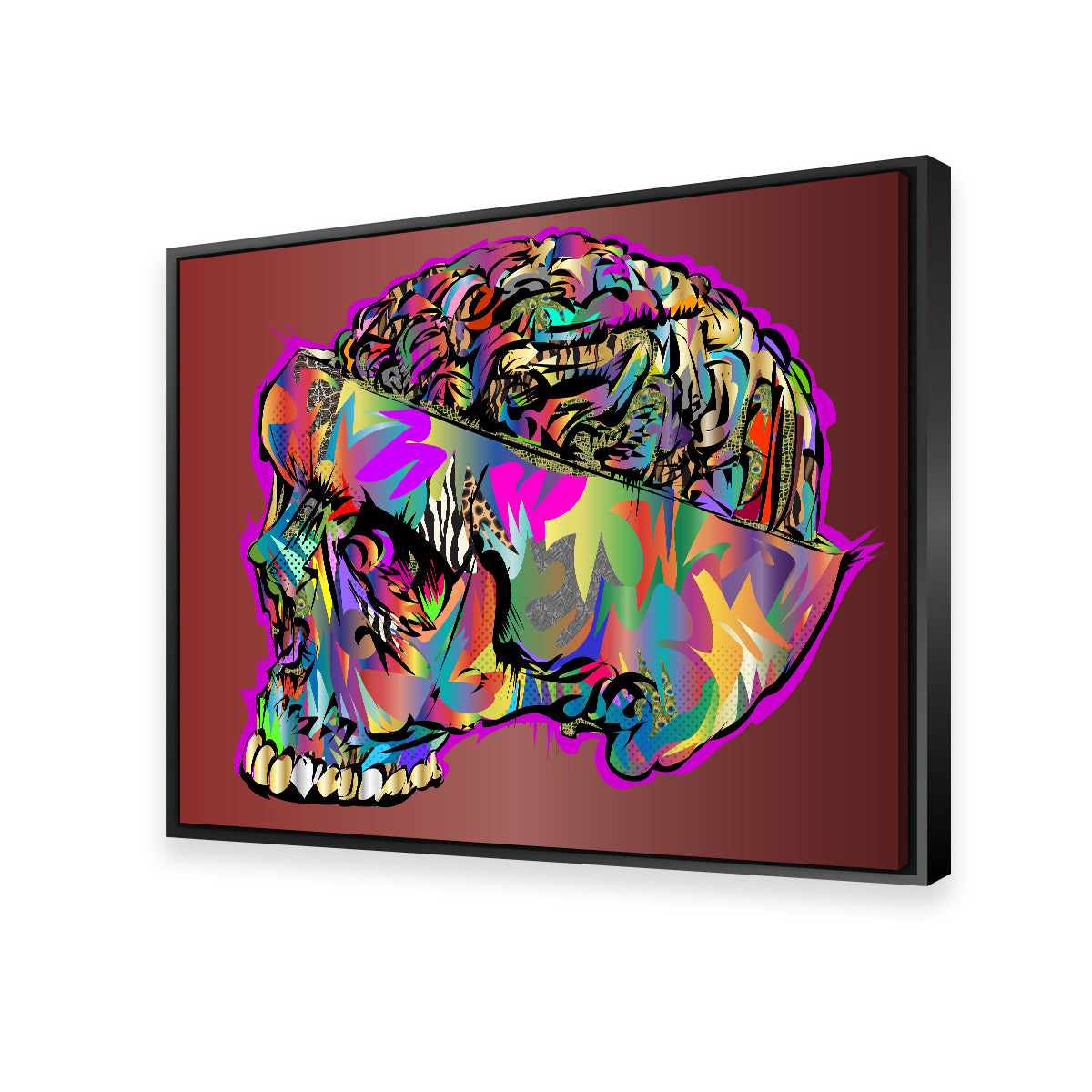 Skull Brain Wall Art