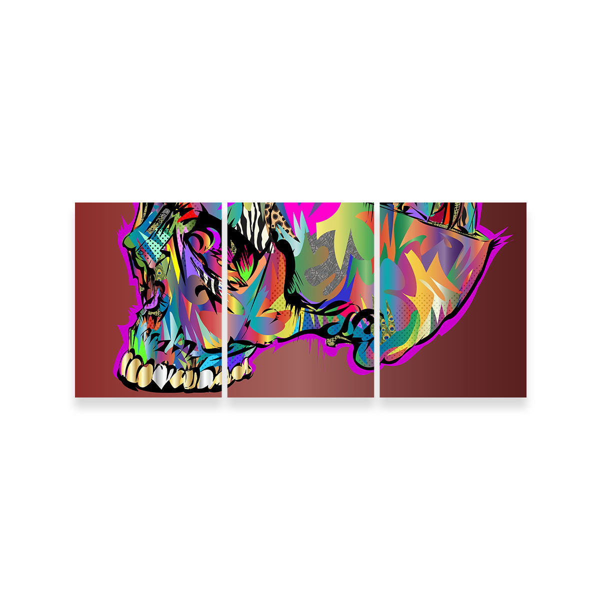 Skull Brain Wall Art