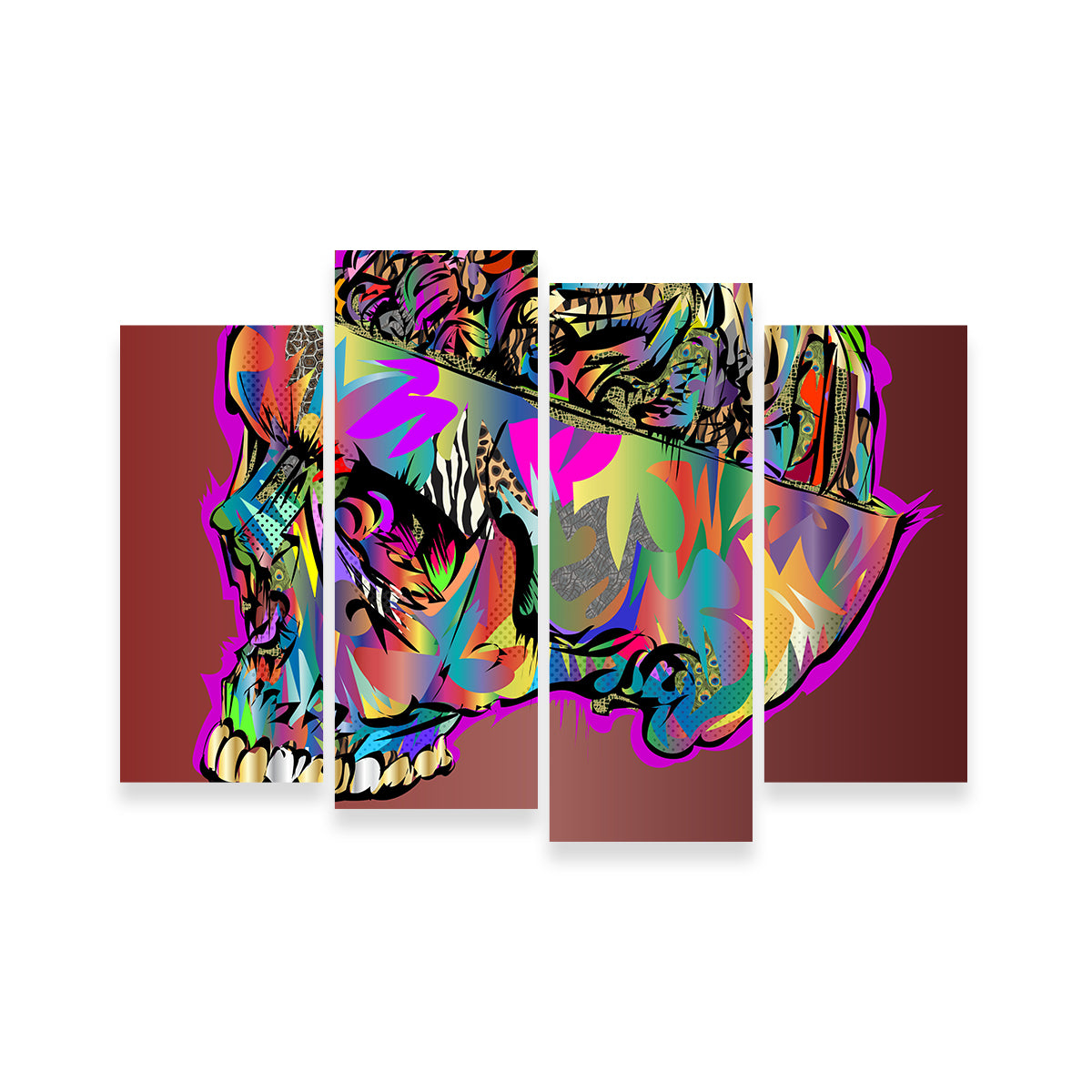 Skull Brain Wall Art