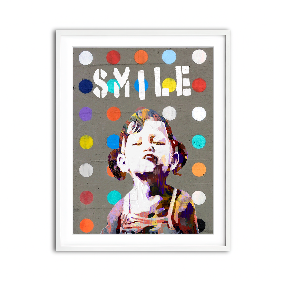 Framed Print 3x4 White