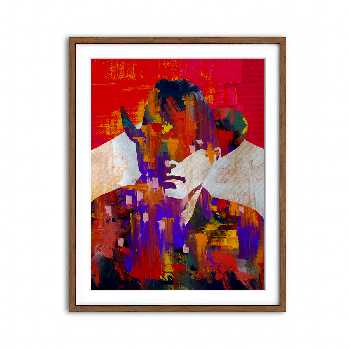 Framed Print 3x4 Walnut