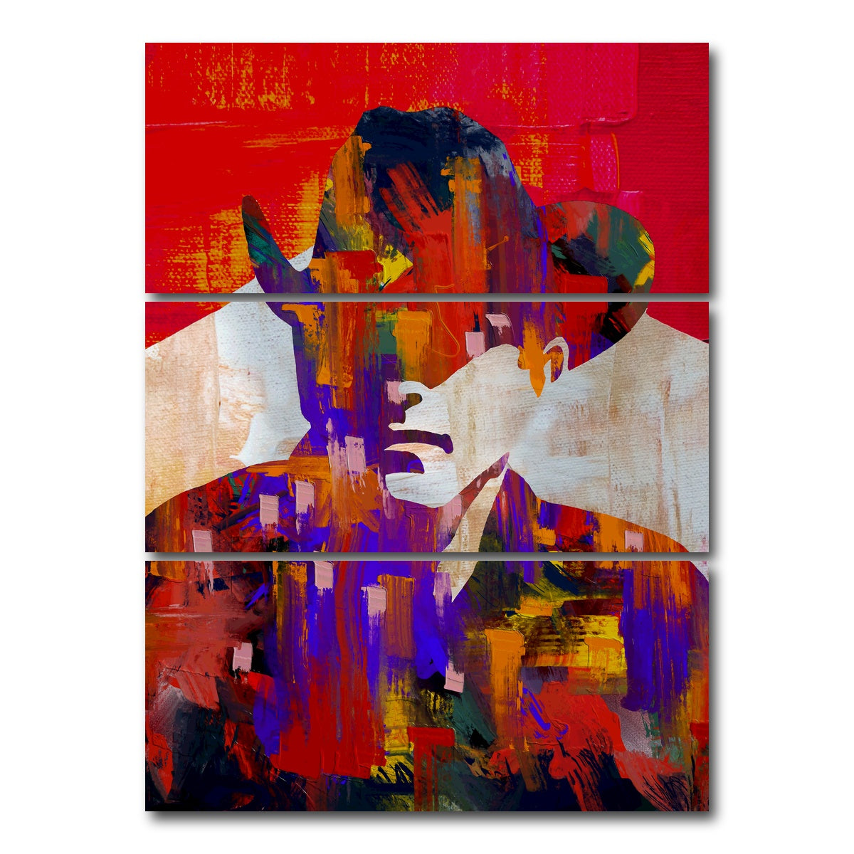 AUTO-MOCKUP WHITE | smoker man | 3 Piece | Gallery Wrap Canvas | group=8x18_stacked