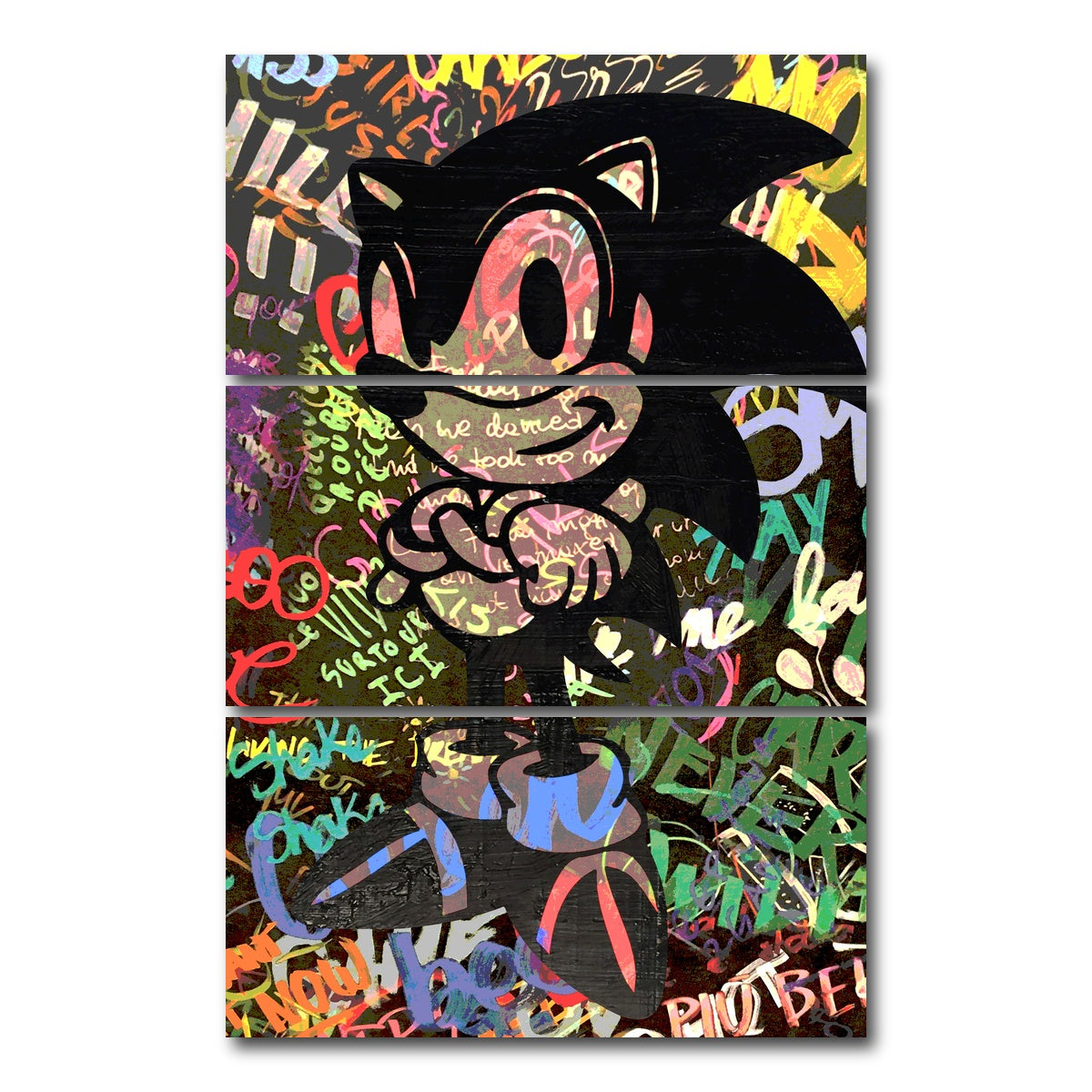 AUTO-MOCKUP WHITE | sonic | 3 Piece | Gallery Wrap Canvas | group=12x24_stacked