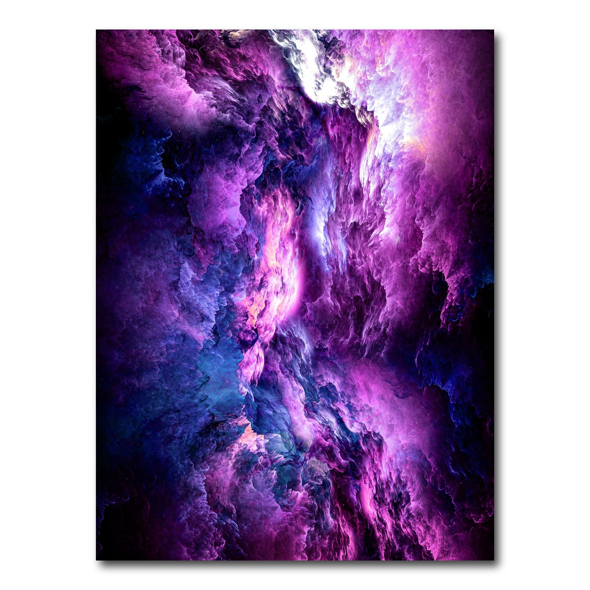AUTO-MOCKUP WHITE | space dust nebula purple | 1 Piece | Gallery Wrap Canvas | group=3x4