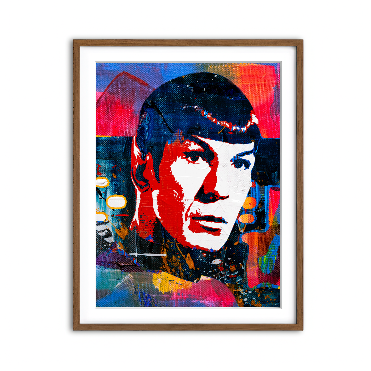 Framed Print 3x4 Walnut