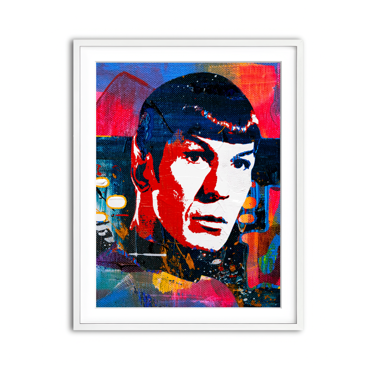 Framed Print 3x4 White