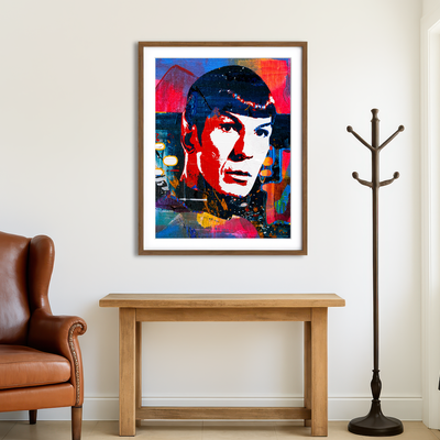 AUTO-MOCKUP ROOM | Spock Wall Art