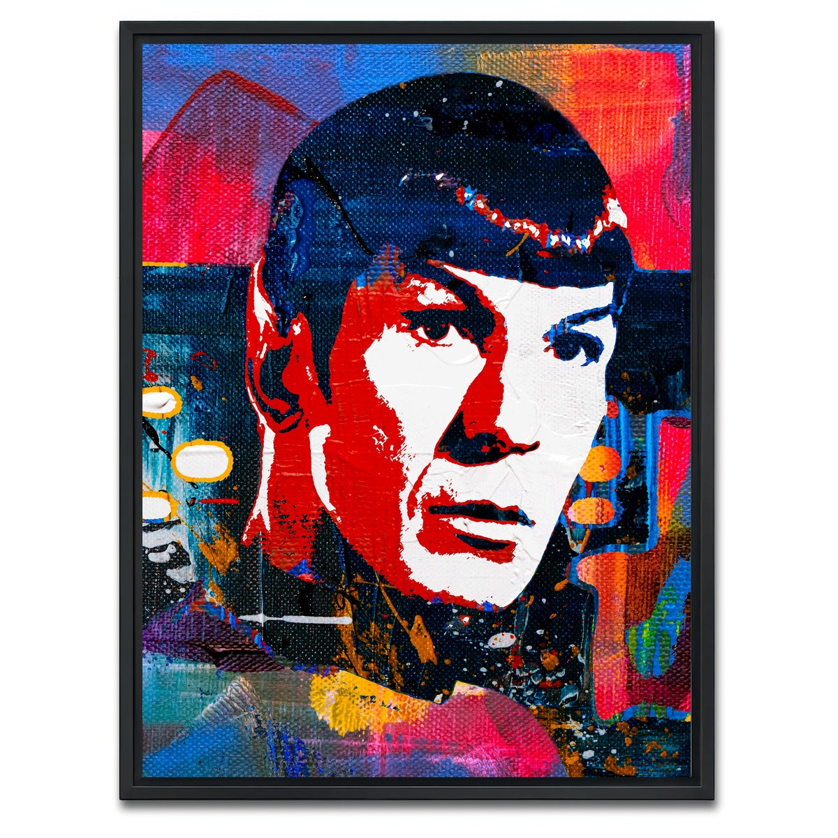 AUTO-MOCKUP WHITE | spock | 1 Piece | Black Framed Canvas | group=3x4