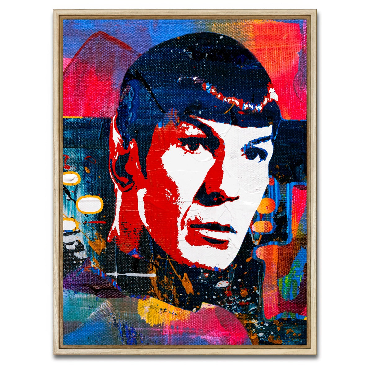 AUTO-MOCKUP WHITE | spock | 1 Piece | Natural Framed Canvas | group=3x4