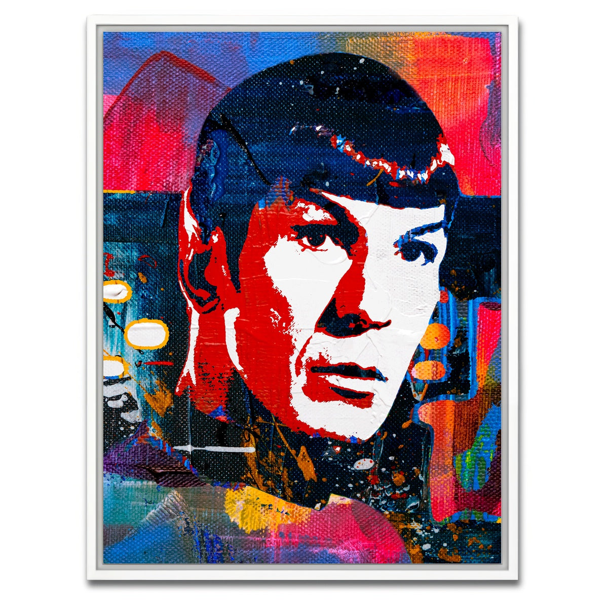 AUTO-MOCKUP WHITE | spock | 1 Piece | White Framed Canvas | group=3x4