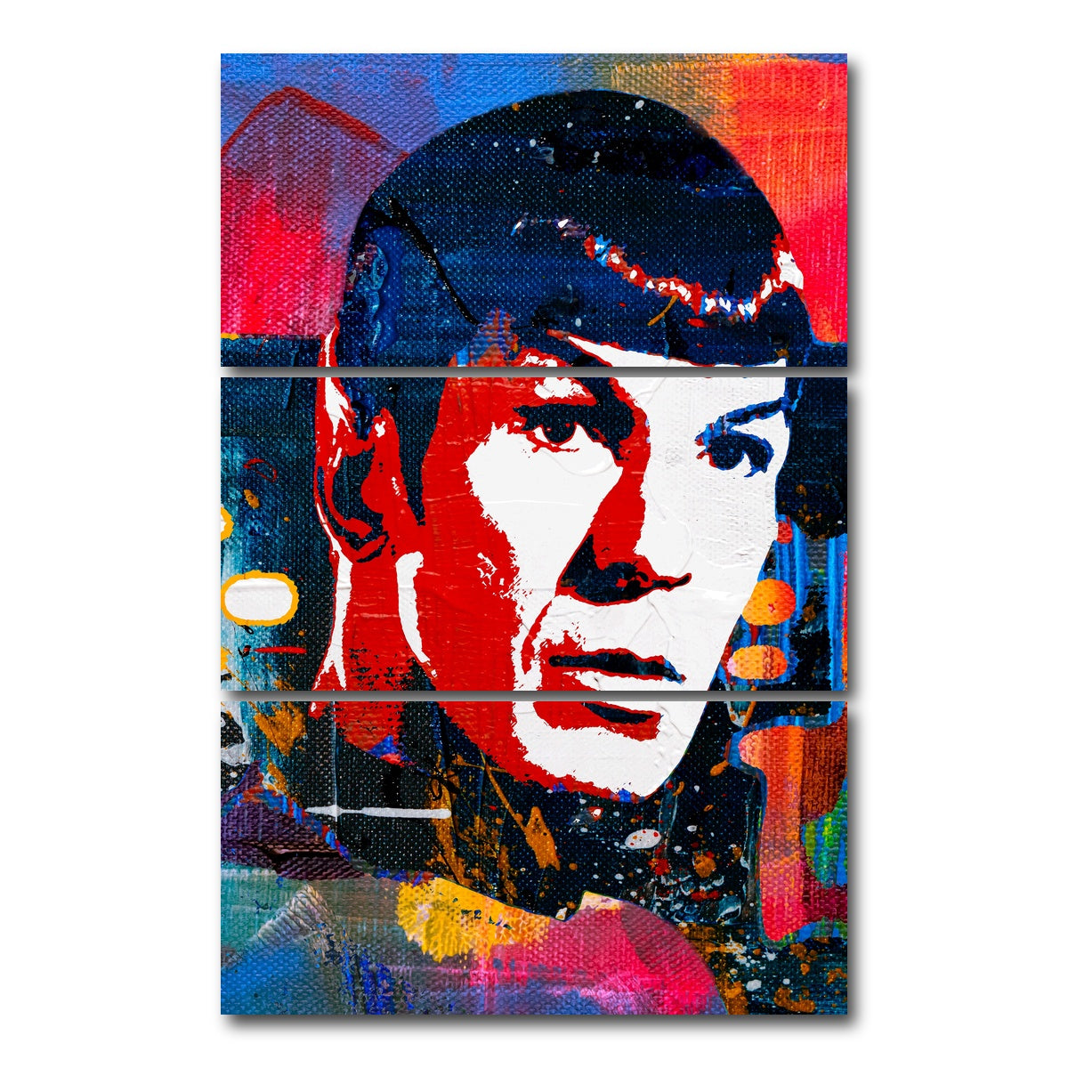 AUTO-MOCKUP WHITE | spock | 3 Piece | Gallery Wrap Canvas | group=12x24_stacked