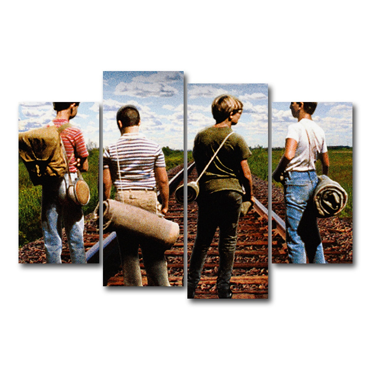AUTO-MOCKUP WHITE | stand by me | 4 Piece | Gallery Wrap Canvas | group=4_short