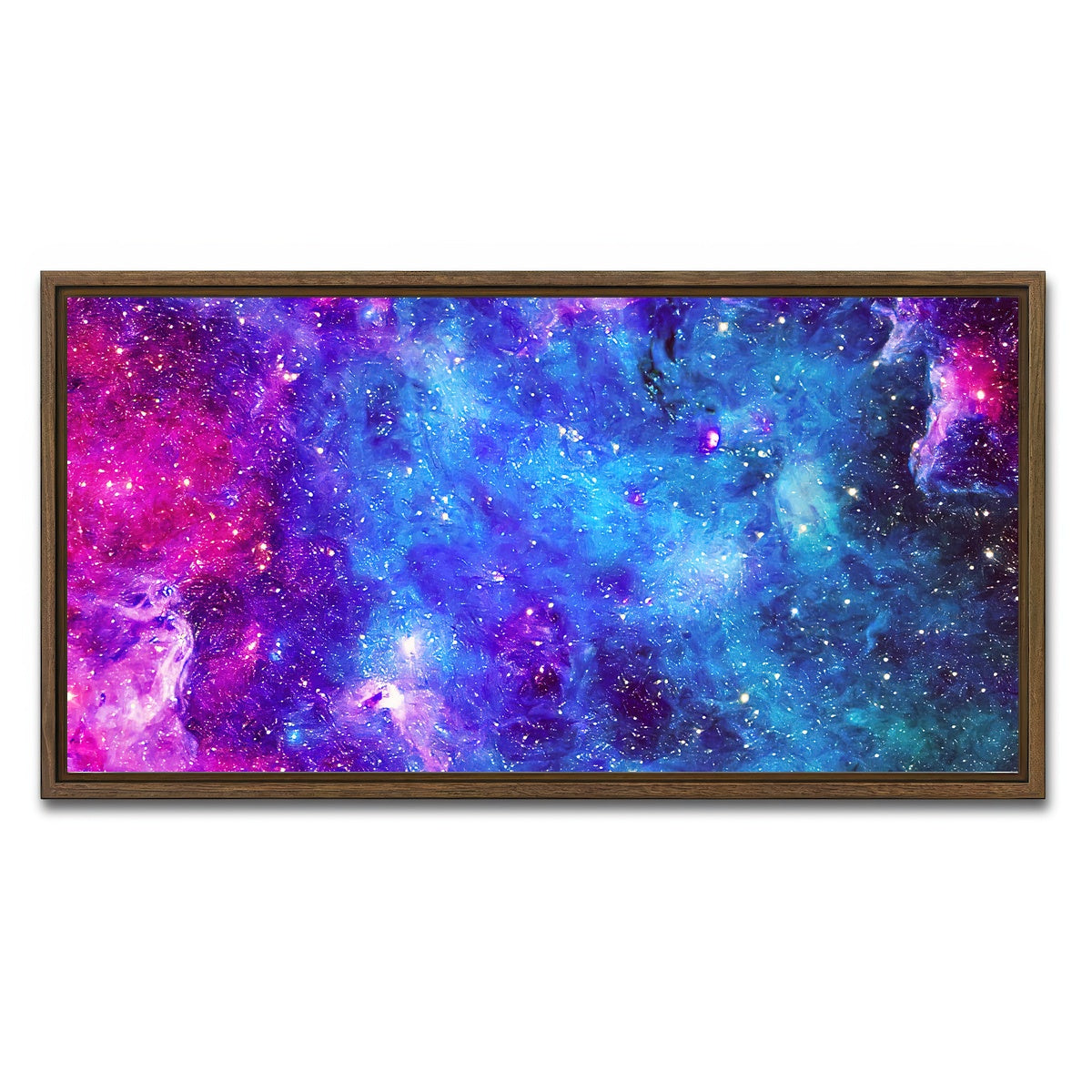 AUTO-MOCKUP WHITE | steller nursery | 1 Piece | Walnut Framed Canvas | group=2x1