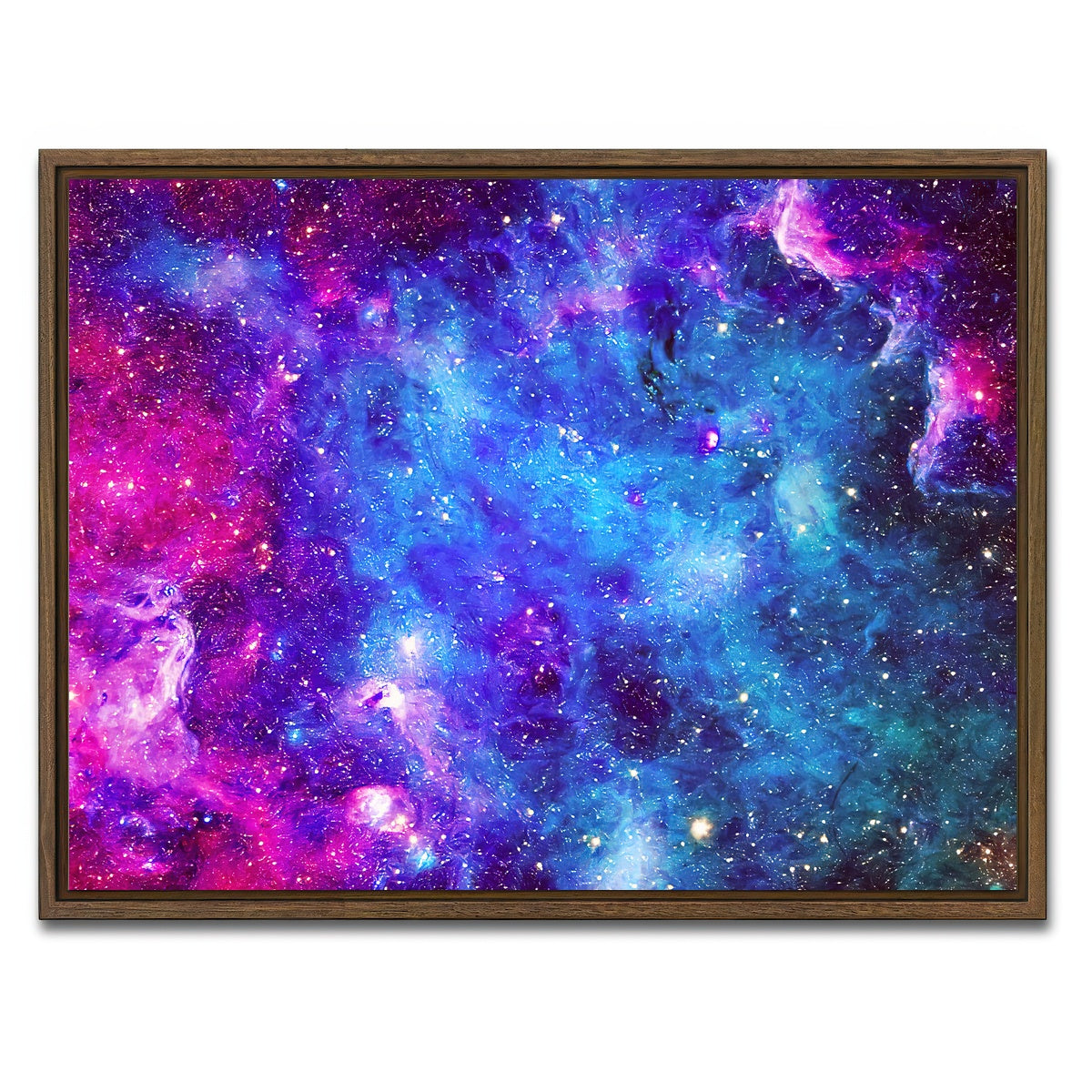 AUTO-MOCKUP WHITE | steller nursery | 1 Piece | Walnut Framed Canvas | group=4x3