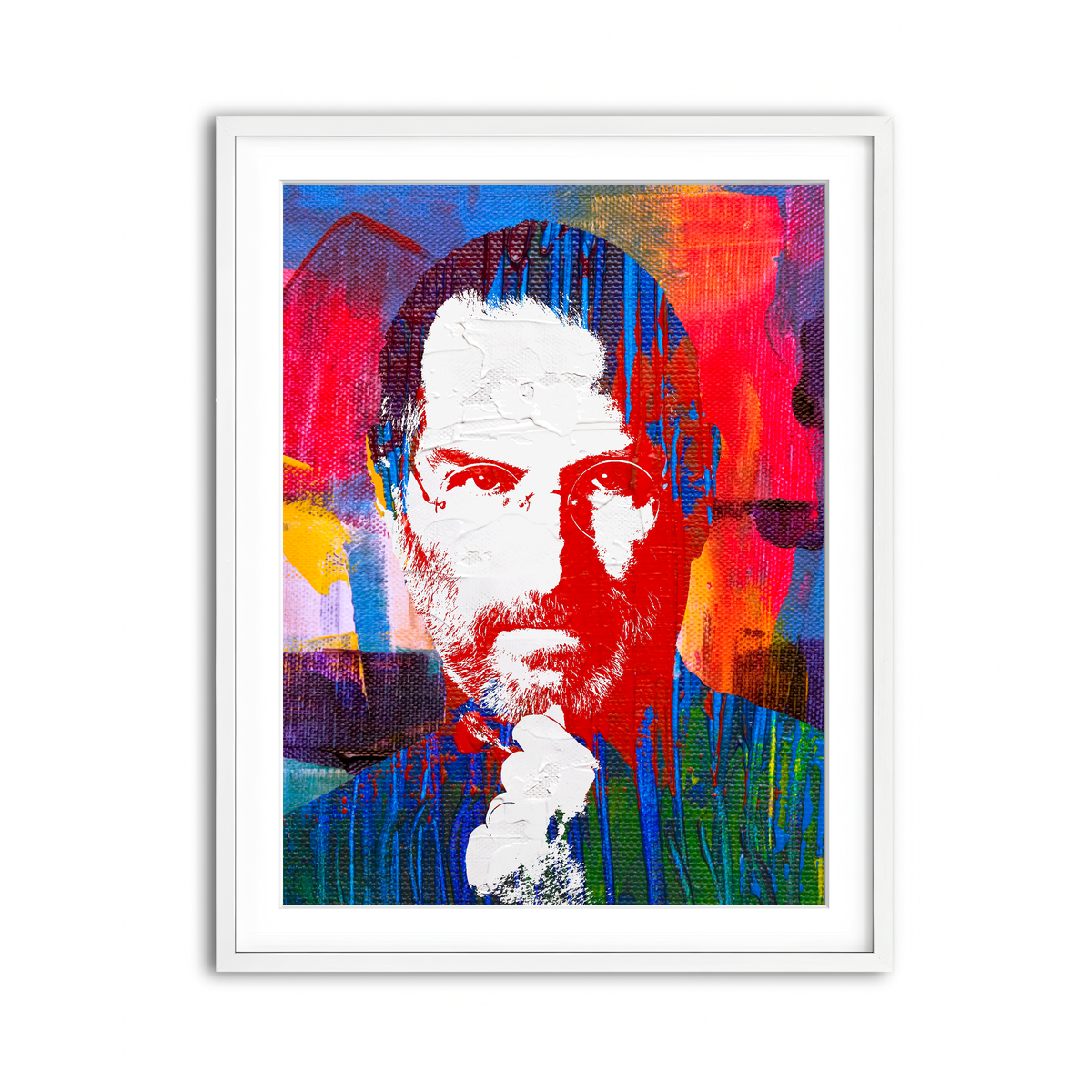 Framed Print 3x4 White