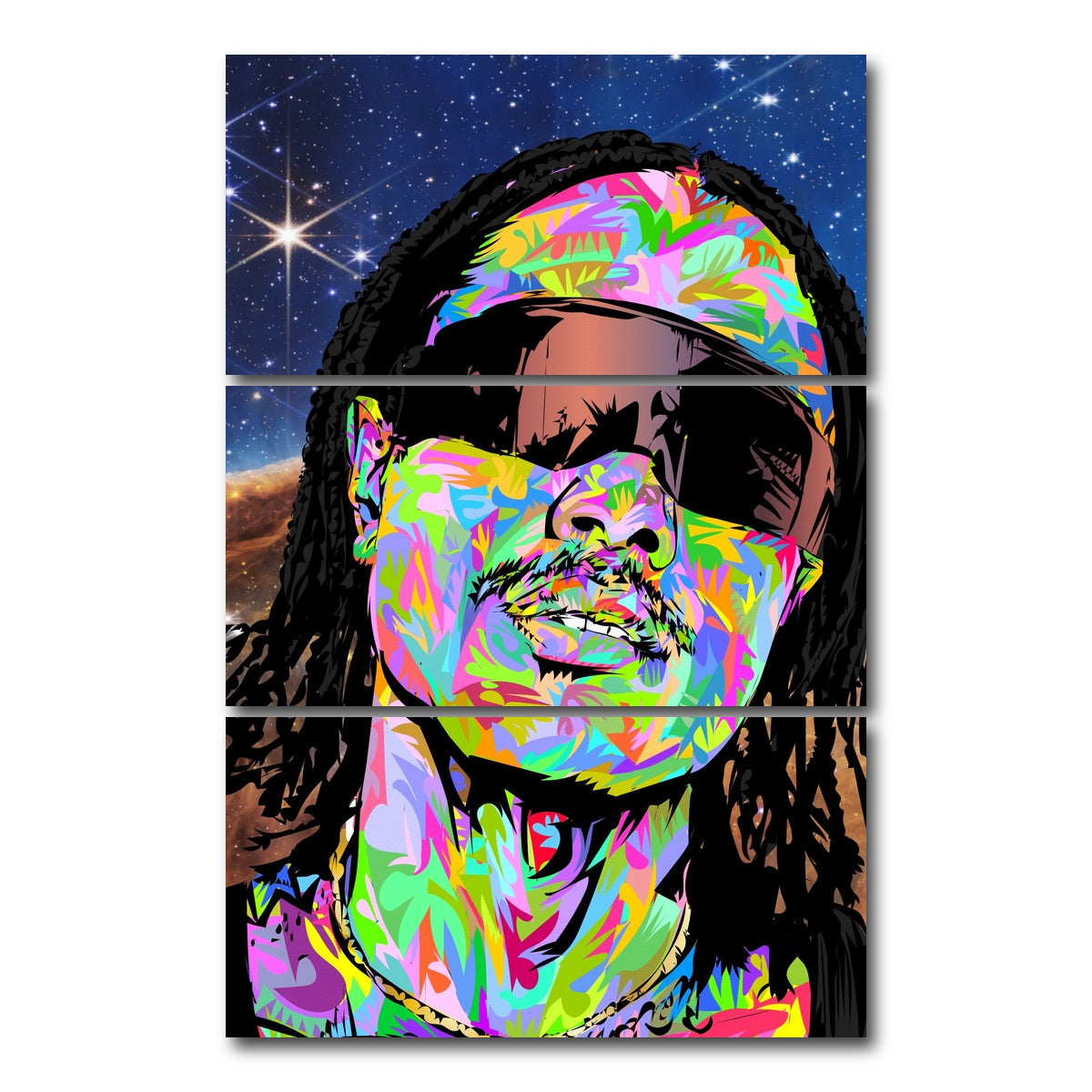 AUTO-MOCKUP WHITE | steve lacy | 3 Piece | Gallery Wrap Canvas | group=12x24_stacked