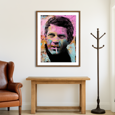 AUTO-MOCKUP ROOM | Steve McQueen Wall Art