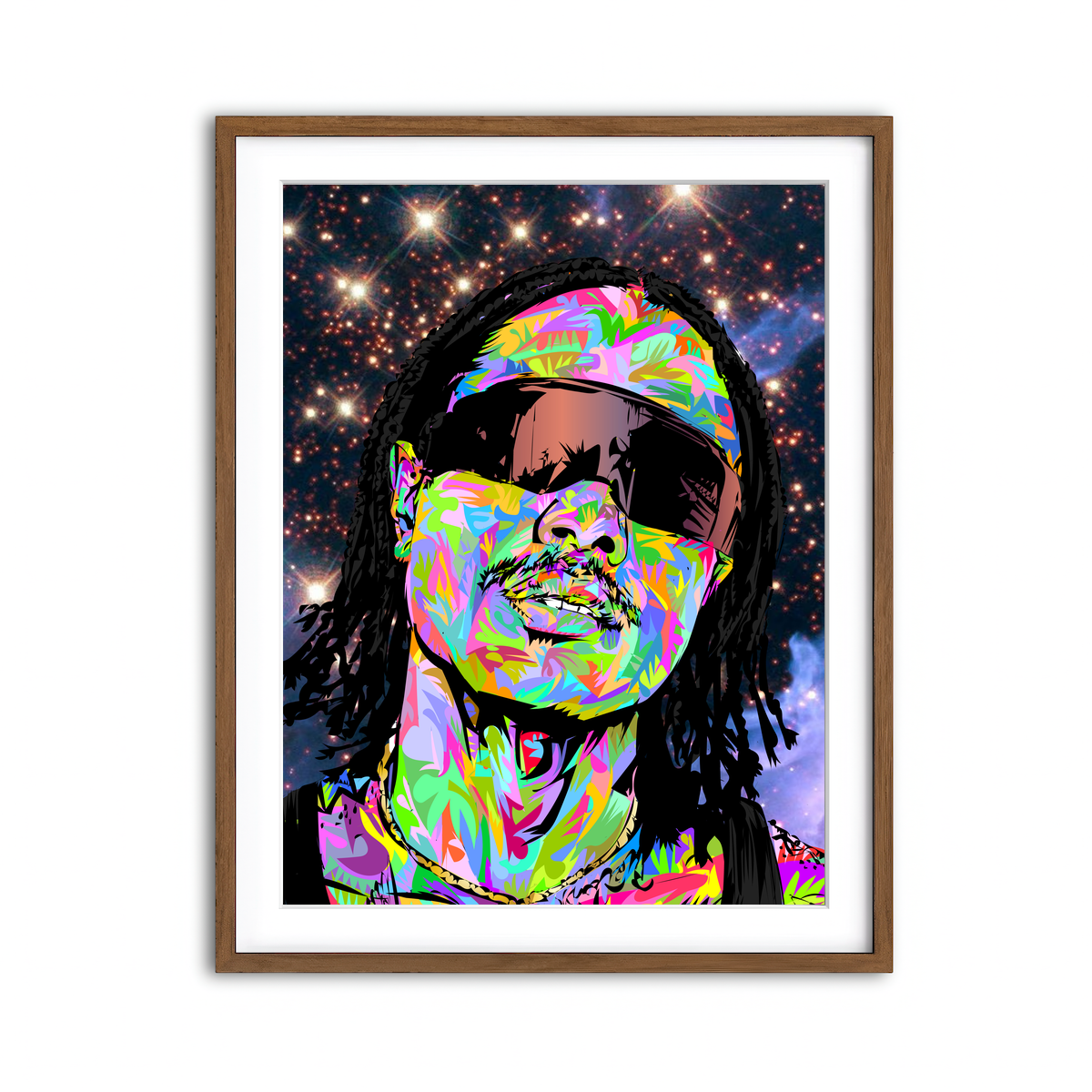 Framed Print 3x4 Walnut