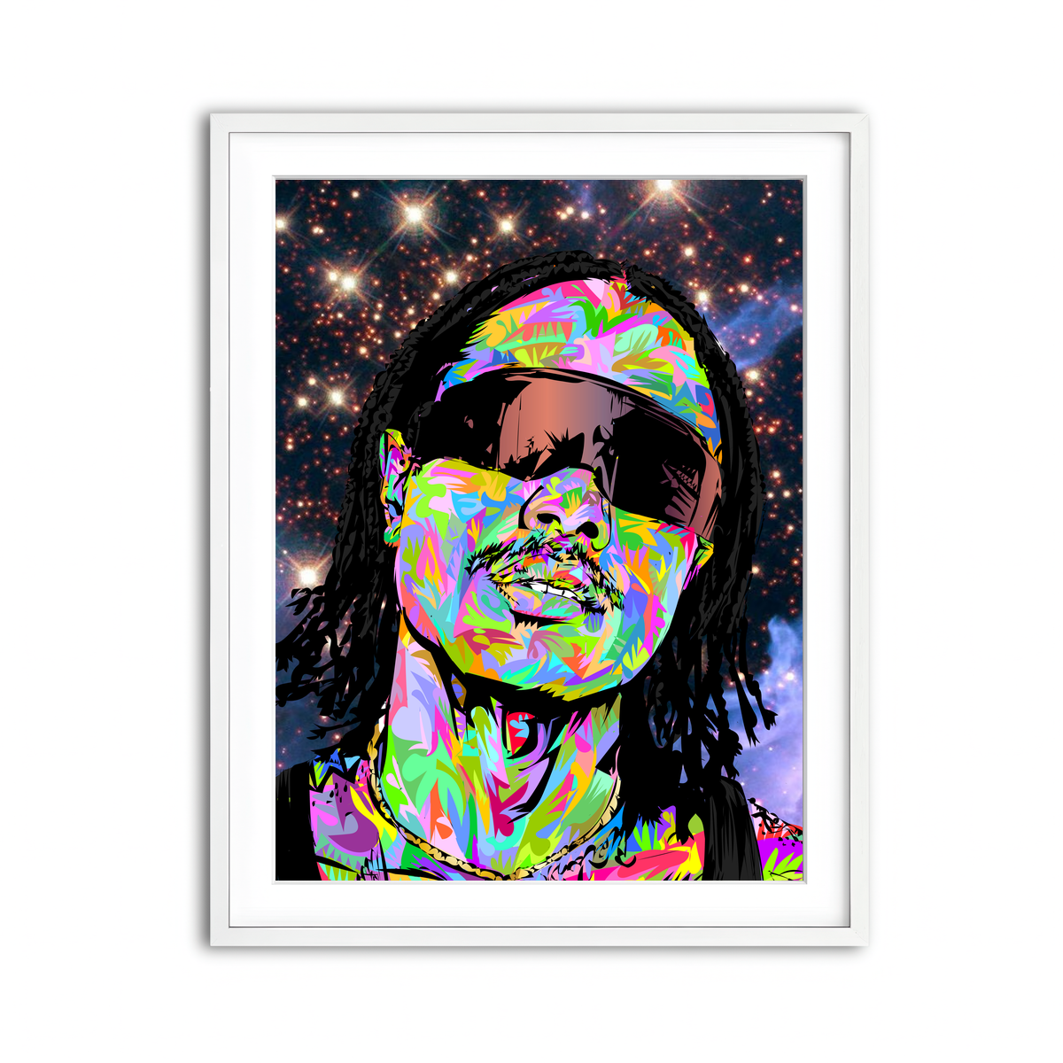 Framed Print 3x4 White