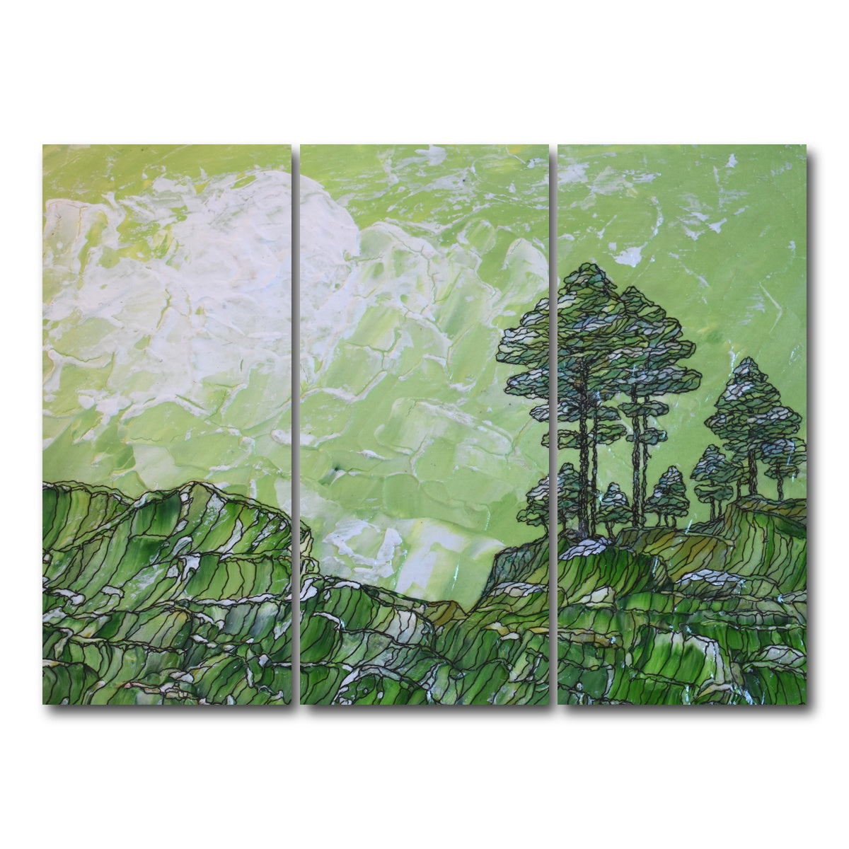 AUTO-MOCKUP WHITE | stillness and meditation | 3 Piece | Gallery Wrap Canvas | group=8x18