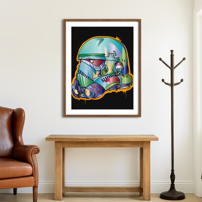 AUTO-MOCKUP ROOM | Stormtrooper Wall Art