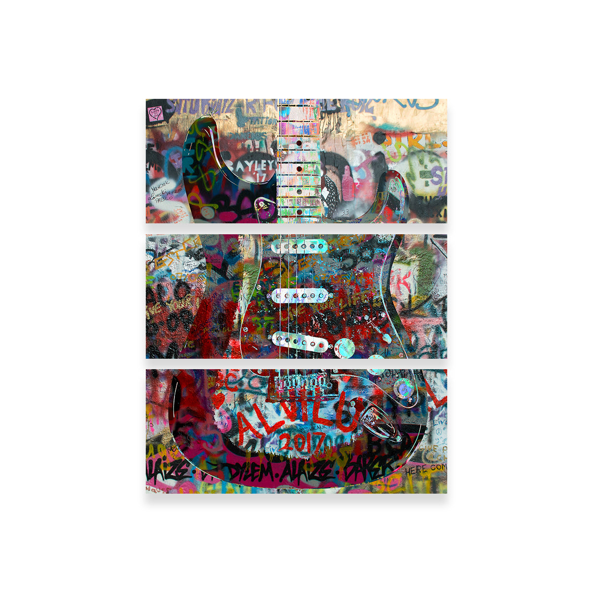 Strat Heavy Graffiti Wall Art