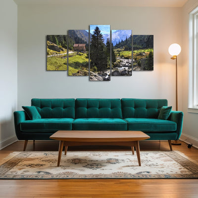 AUTO-MOCKUP ROOM | streamside mountain