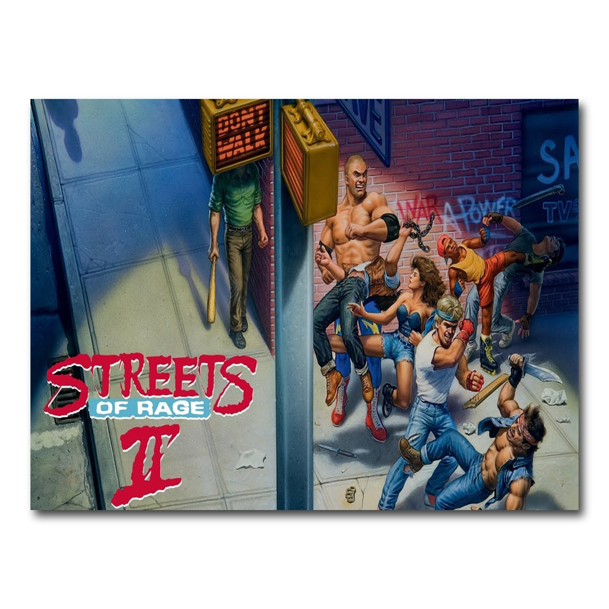 AUTO-MOCKUP WHITE | streets of rage 2 | 1 Piece | Gallery Wrap Canvas | group=4x3