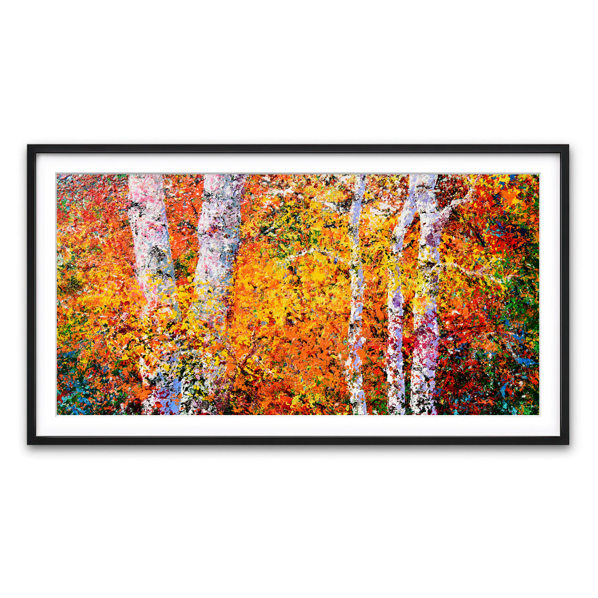 Framed Print 2x1 Black