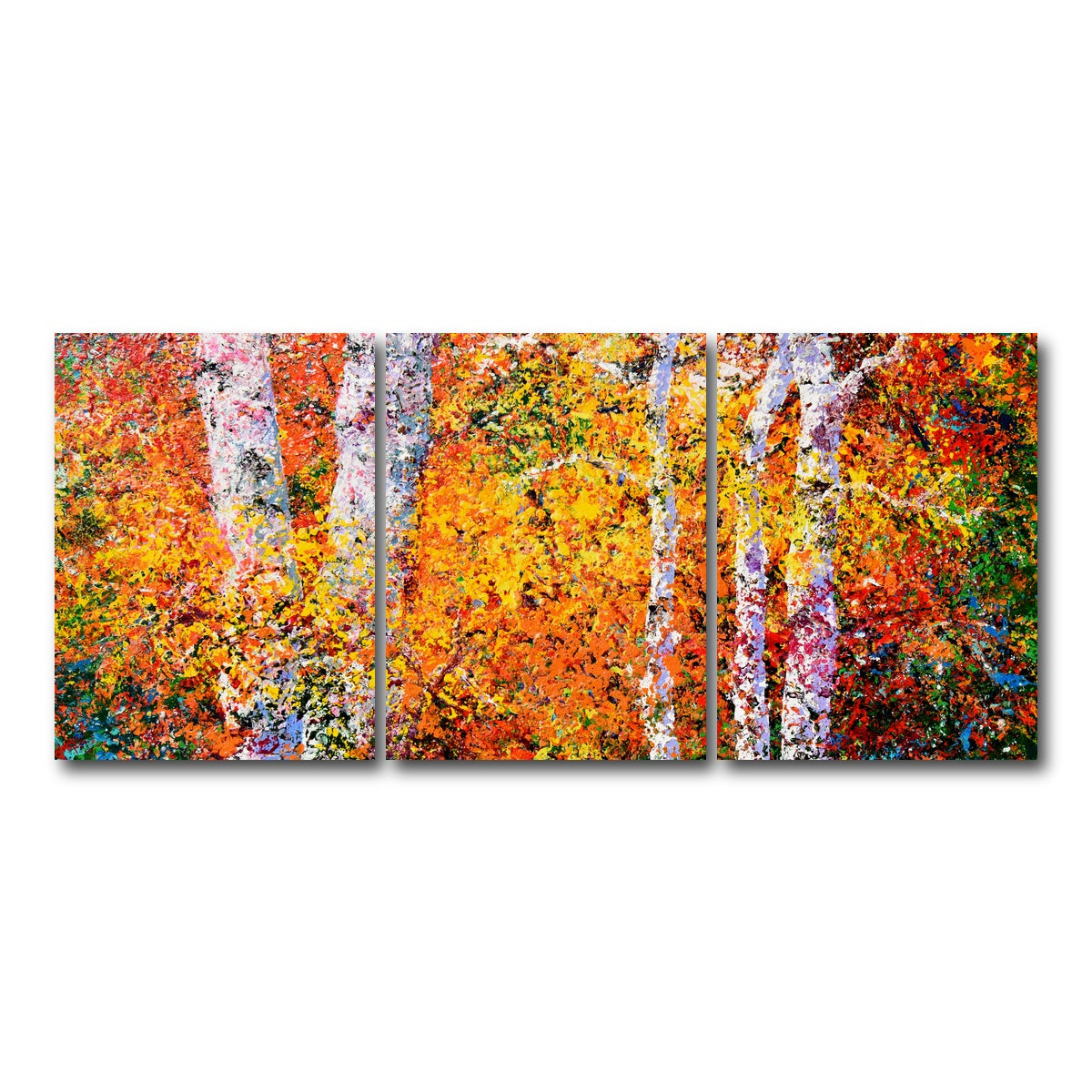 AUTO-MOCKUP WHITE | strength amongst colors | 3 Piece | Gallery Wrap Canvas | group=18x24