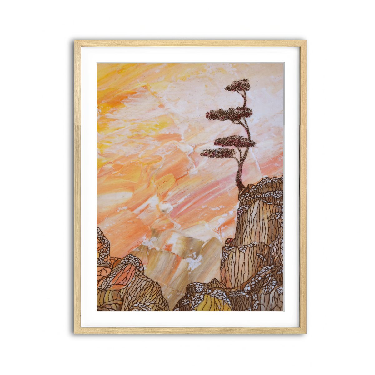 Framed Print 3x4 Natural
