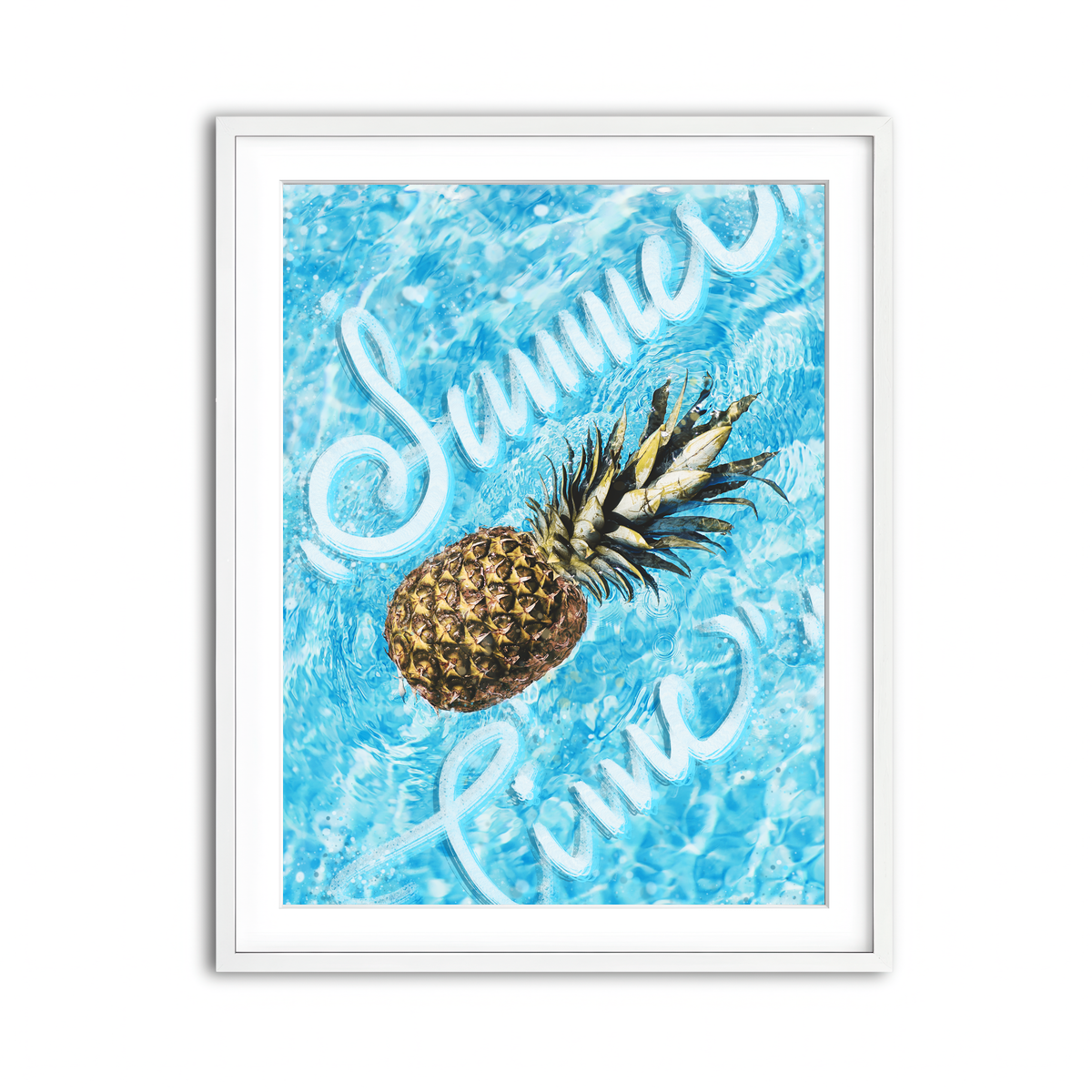 Framed Print 3x4 White