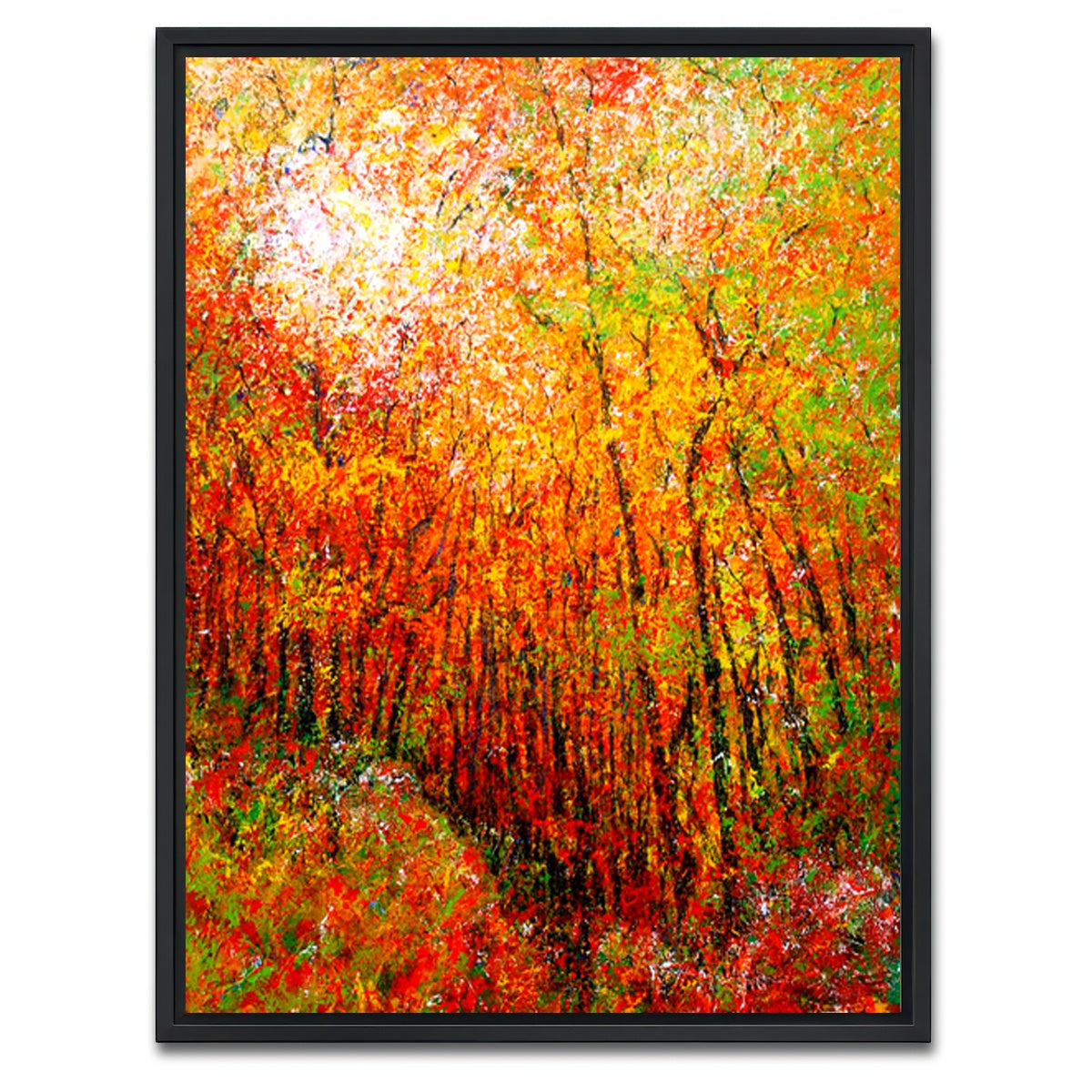 AUTO-MOCKUP WHITE | sunlit | 1 Piece | Black Framed Canvas | group=3x4