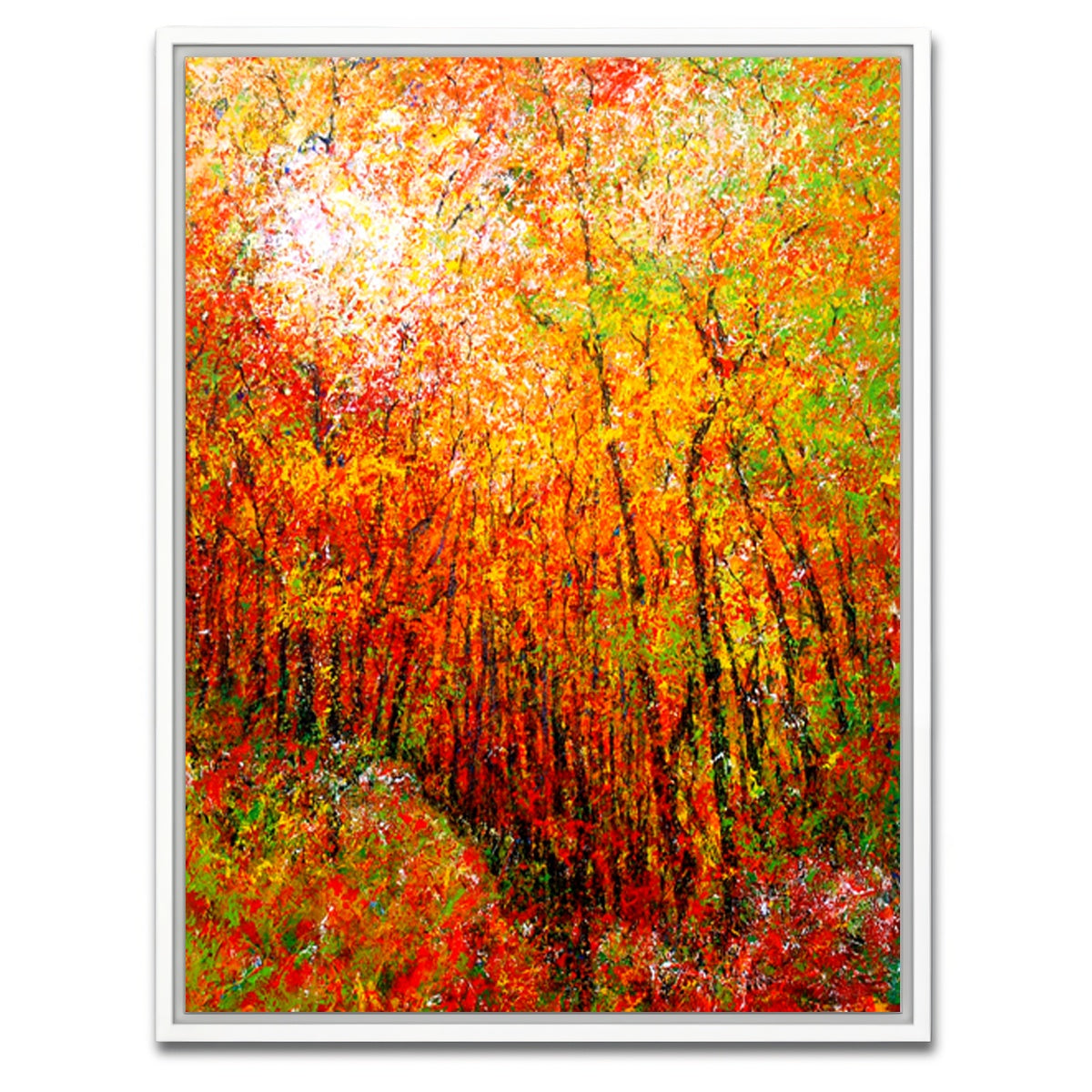 AUTO-MOCKUP WHITE | sunlit | 1 Piece | White Framed Canvas | group=3x4