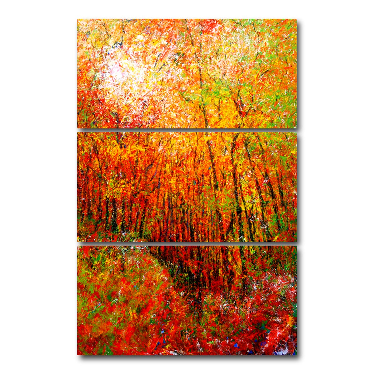 AUTO-MOCKUP WHITE | sunlit | 3 Piece | Gallery Wrap Canvas | group=12x24_stacked