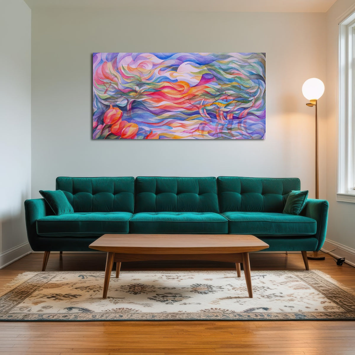 AUTO-MOCKUP ROOM | sunset tulips