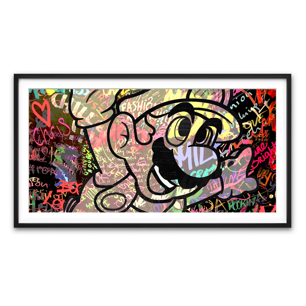 Framed Print 2x1 Black