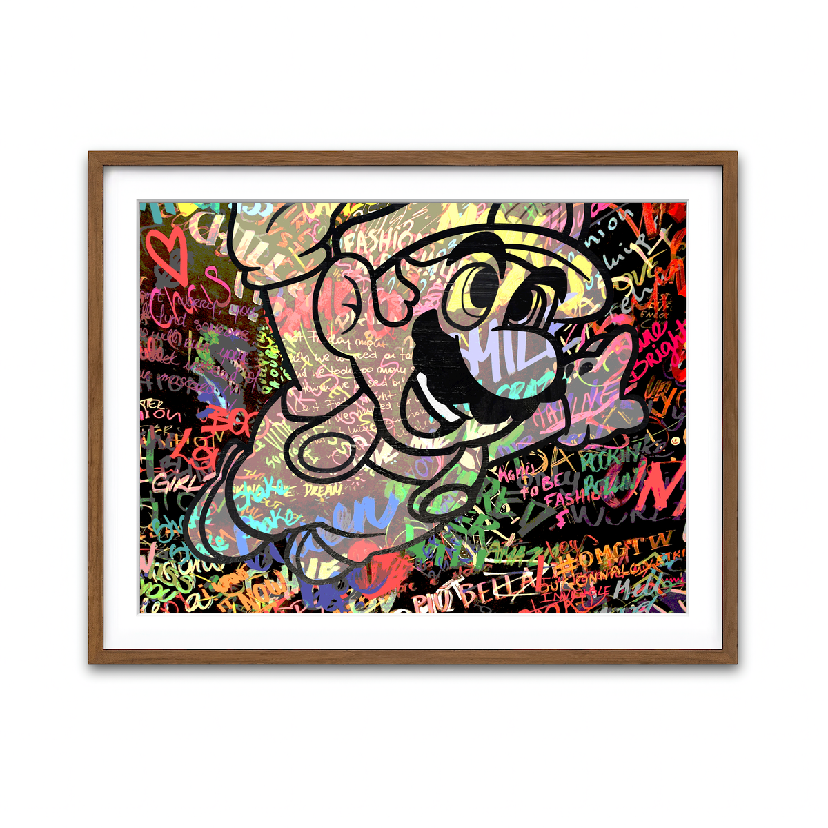 Framed Print 4x3 Walnut