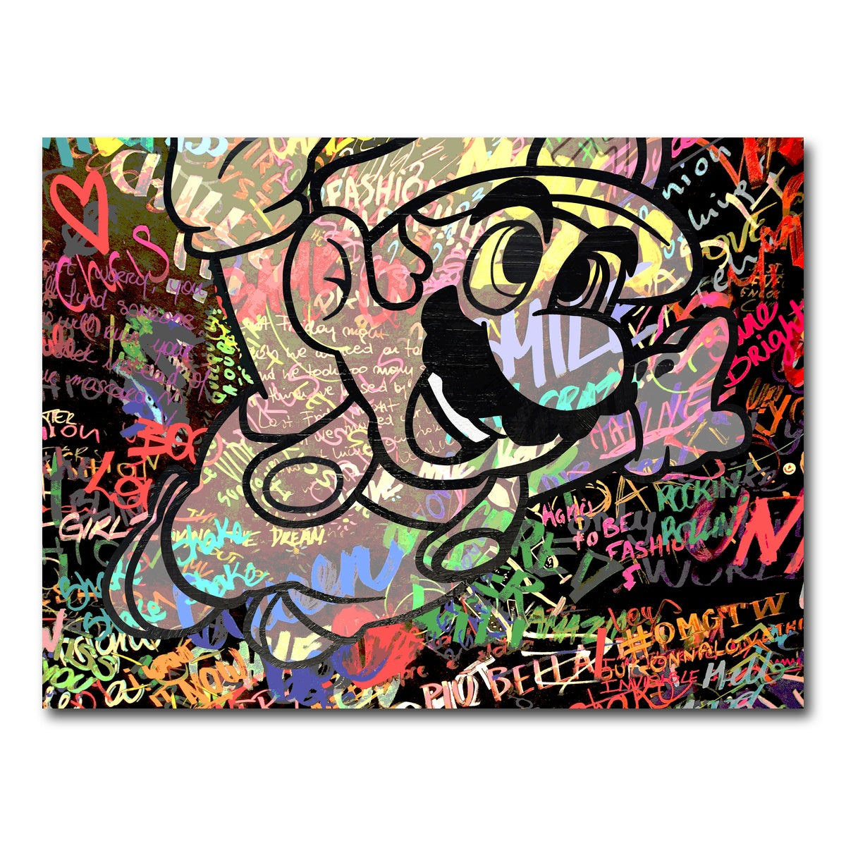 AUTO-MOCKUP WHITE | super mario | 1 Piece | Gallery Wrap Canvas | group=4x3