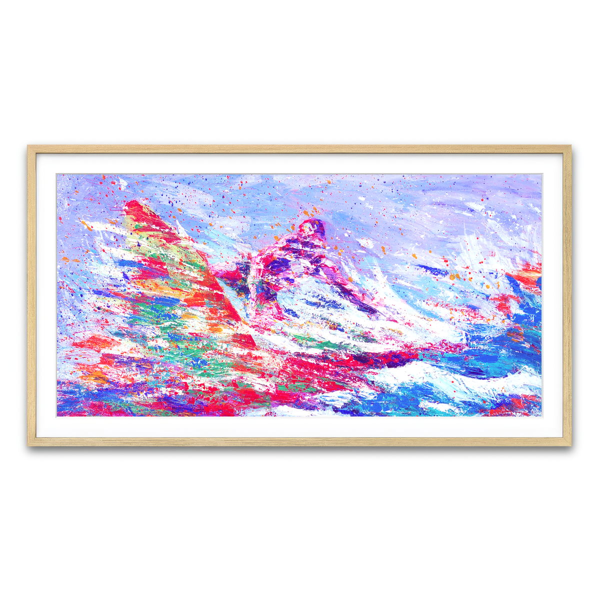 Framed Print 2x1 Natural