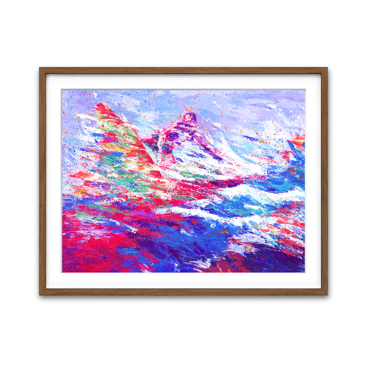 Framed Print 4x3 Walnut