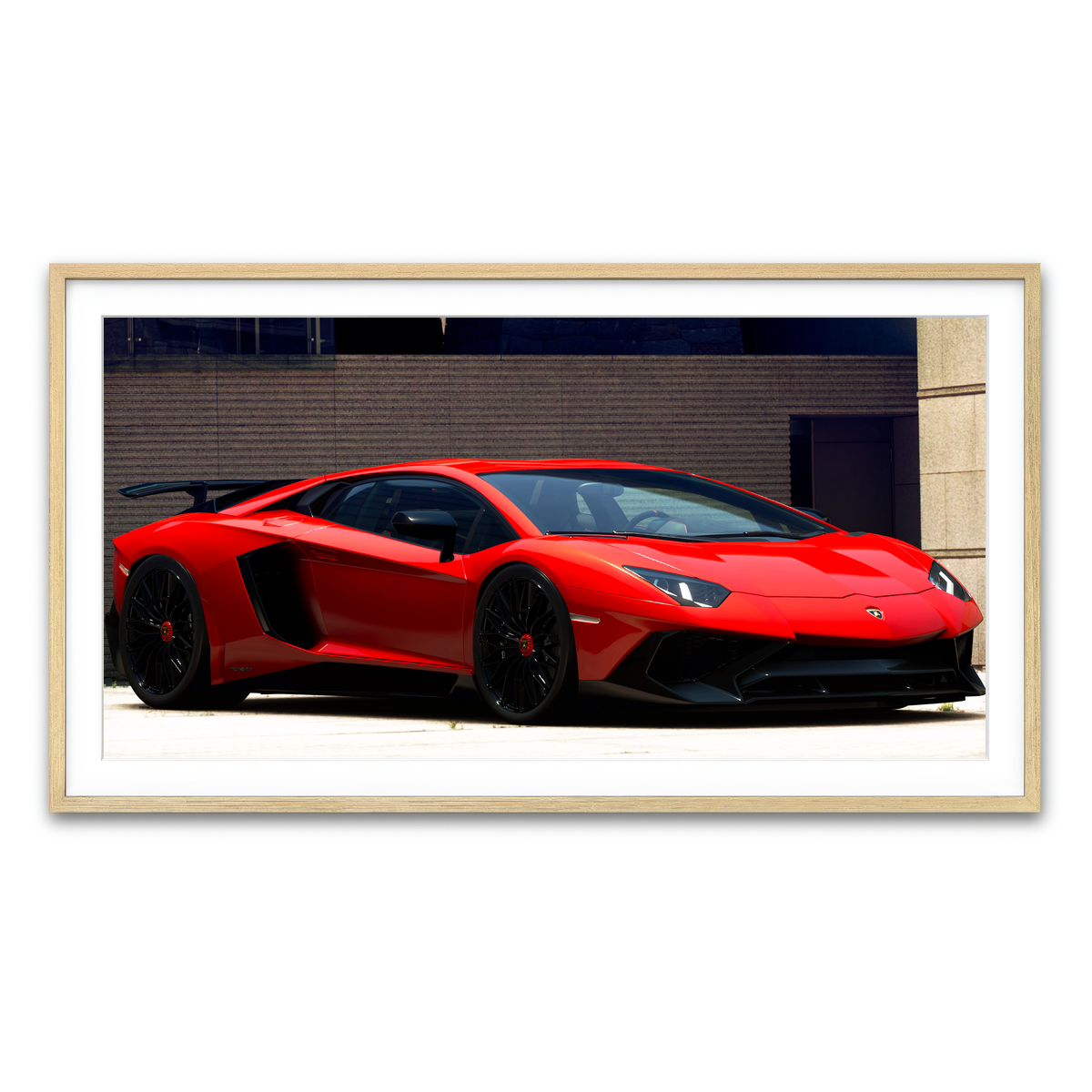 Framed Print 2x1 Natural