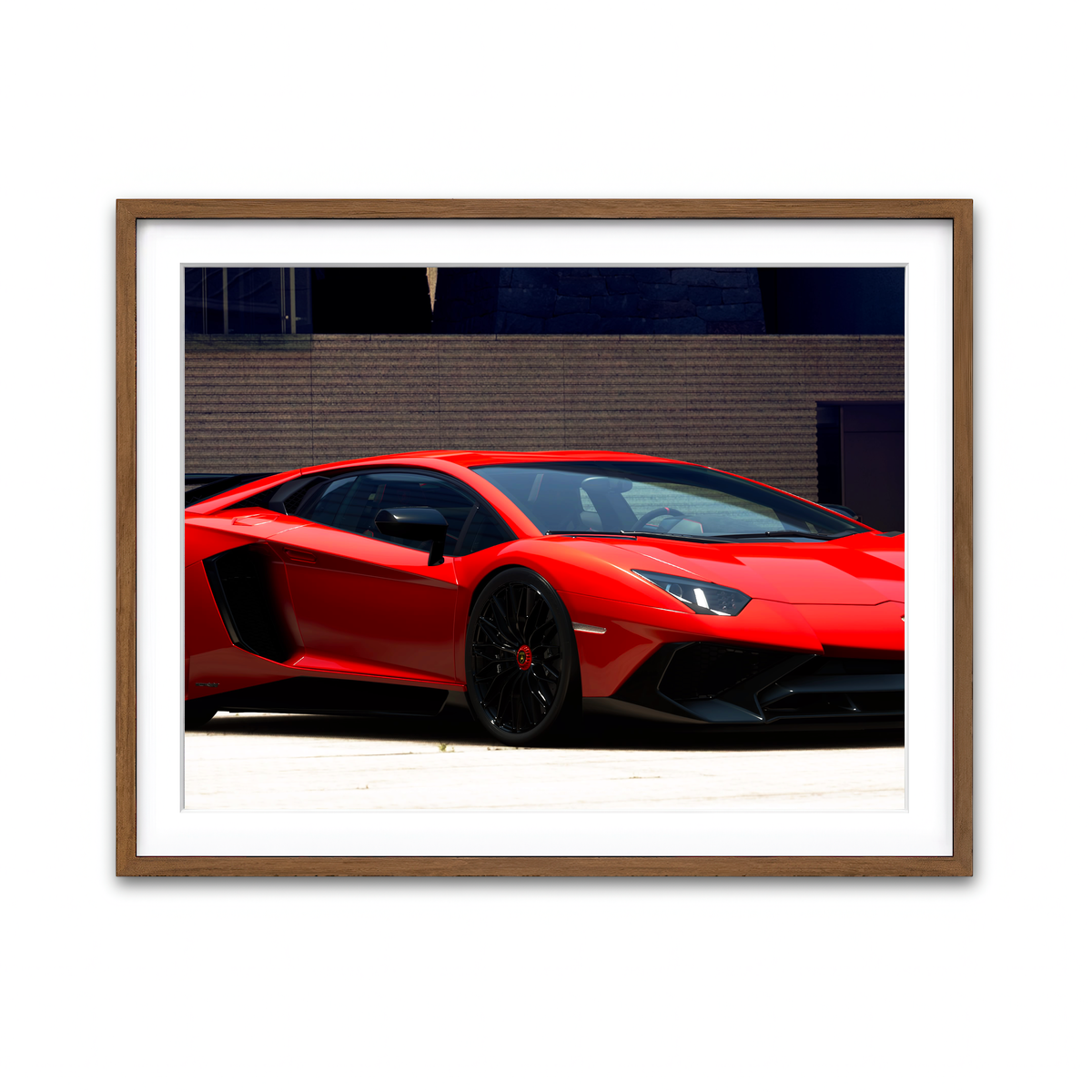 Framed Print 4x3 Walnut