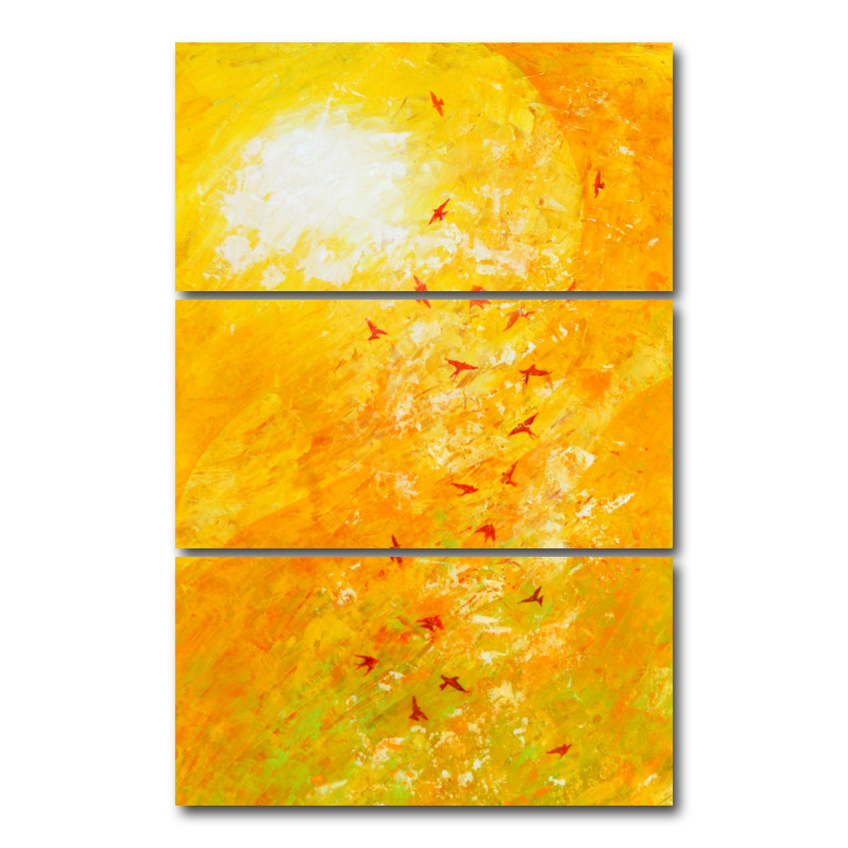 AUTO-MOCKUP WHITE | swallows against yellow | 3 Piece | Gallery Wrap Canvas | group=12x24_stacked