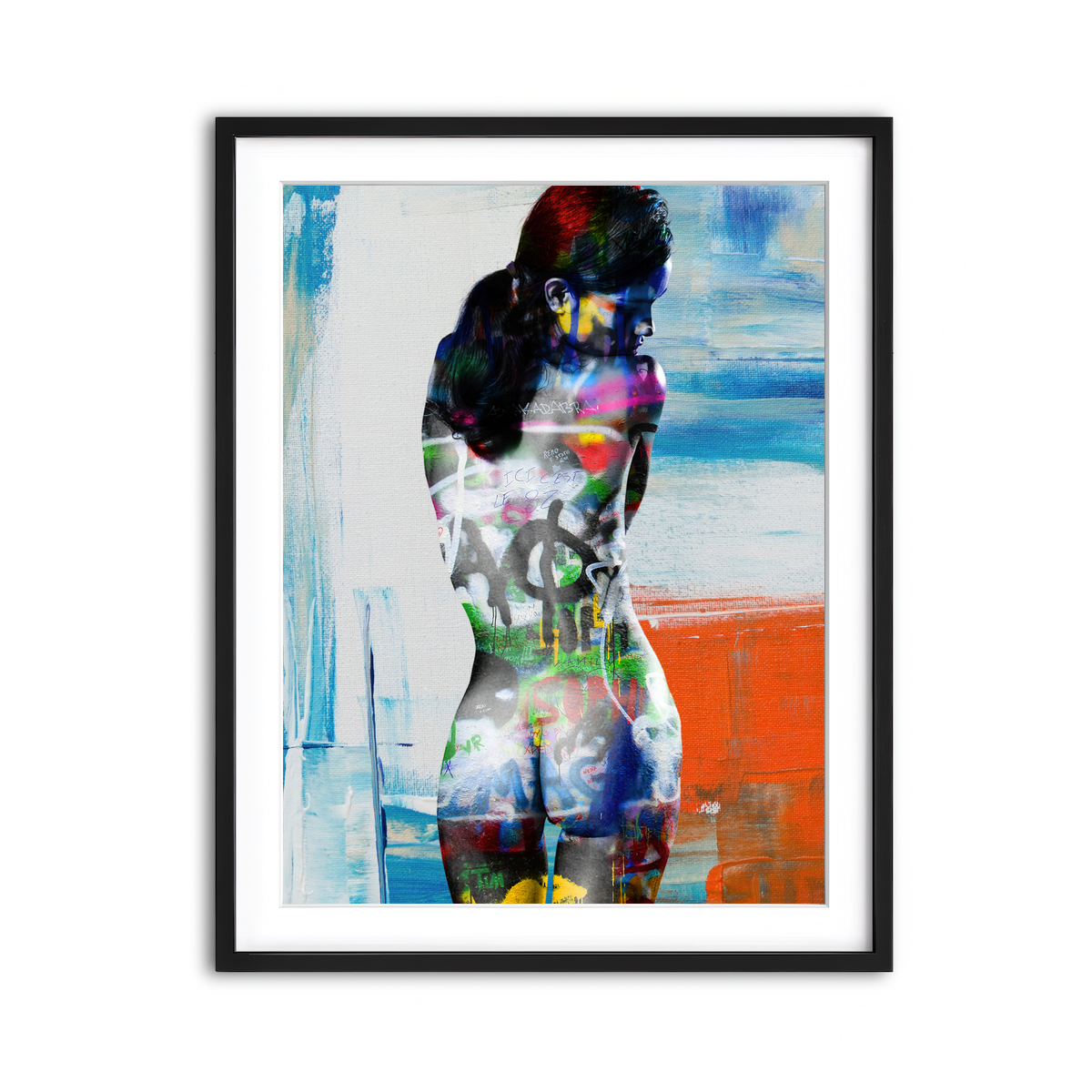 Framed Print 3x4 Black