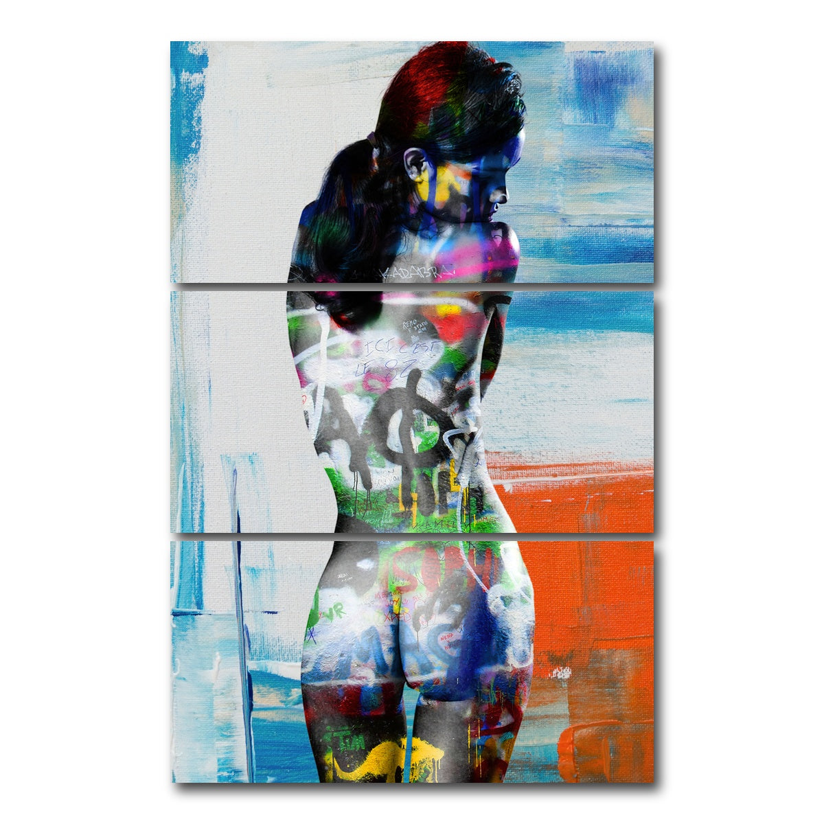 AUTO-MOCKUP WHITE | symbols | 3 Piece | Gallery Wrap Canvas | group=12x24_stacked