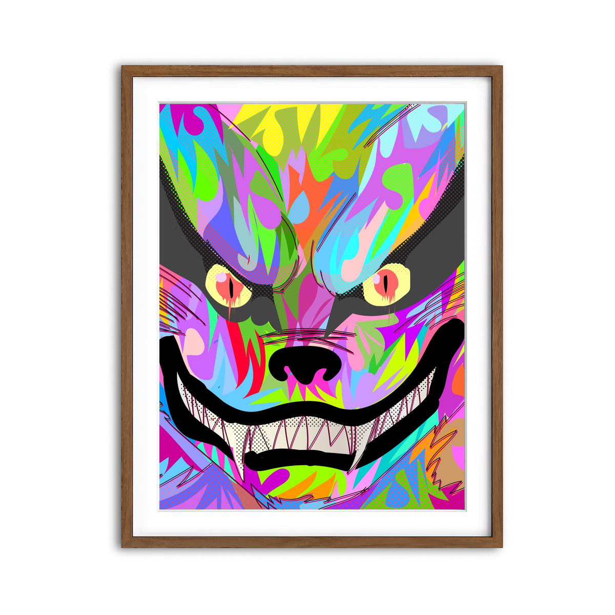 Framed Print 3x4 Walnut