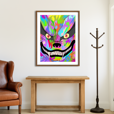 AUTO-MOCKUP ROOM | Tail Fox Wall Art