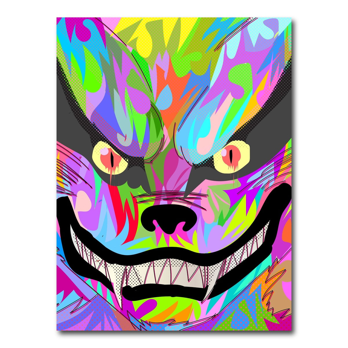 AUTO-MOCKUP WHITE | tail fox | 1 Piece | Gallery Wrap Canvas | group=3x4